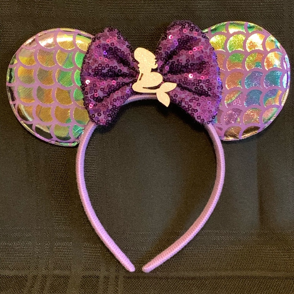 Mermaid theme Mouse Ear Headband-New